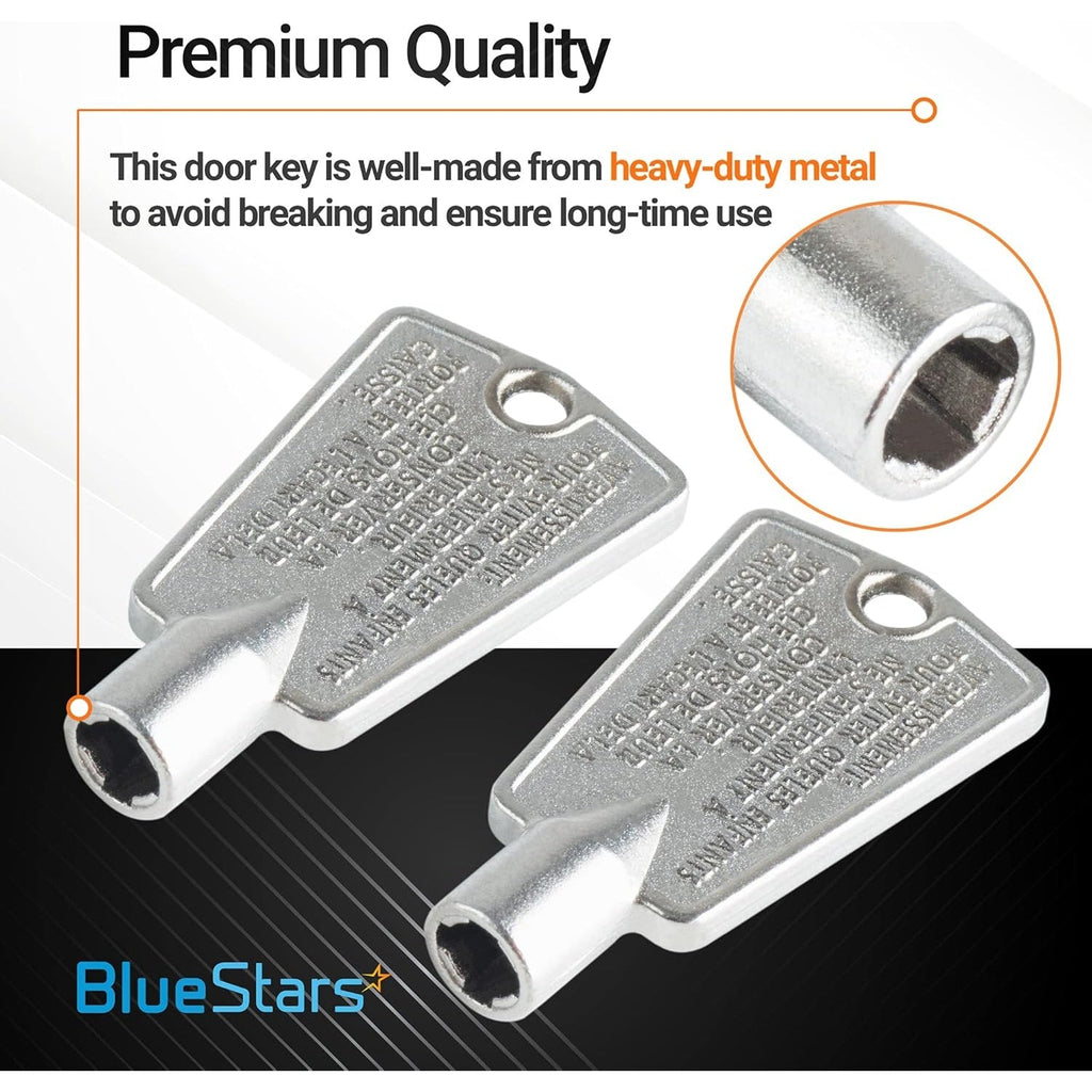 216702900 Freezer Door Key for Frigidaire & Kenmore Freezers - 2 Pack