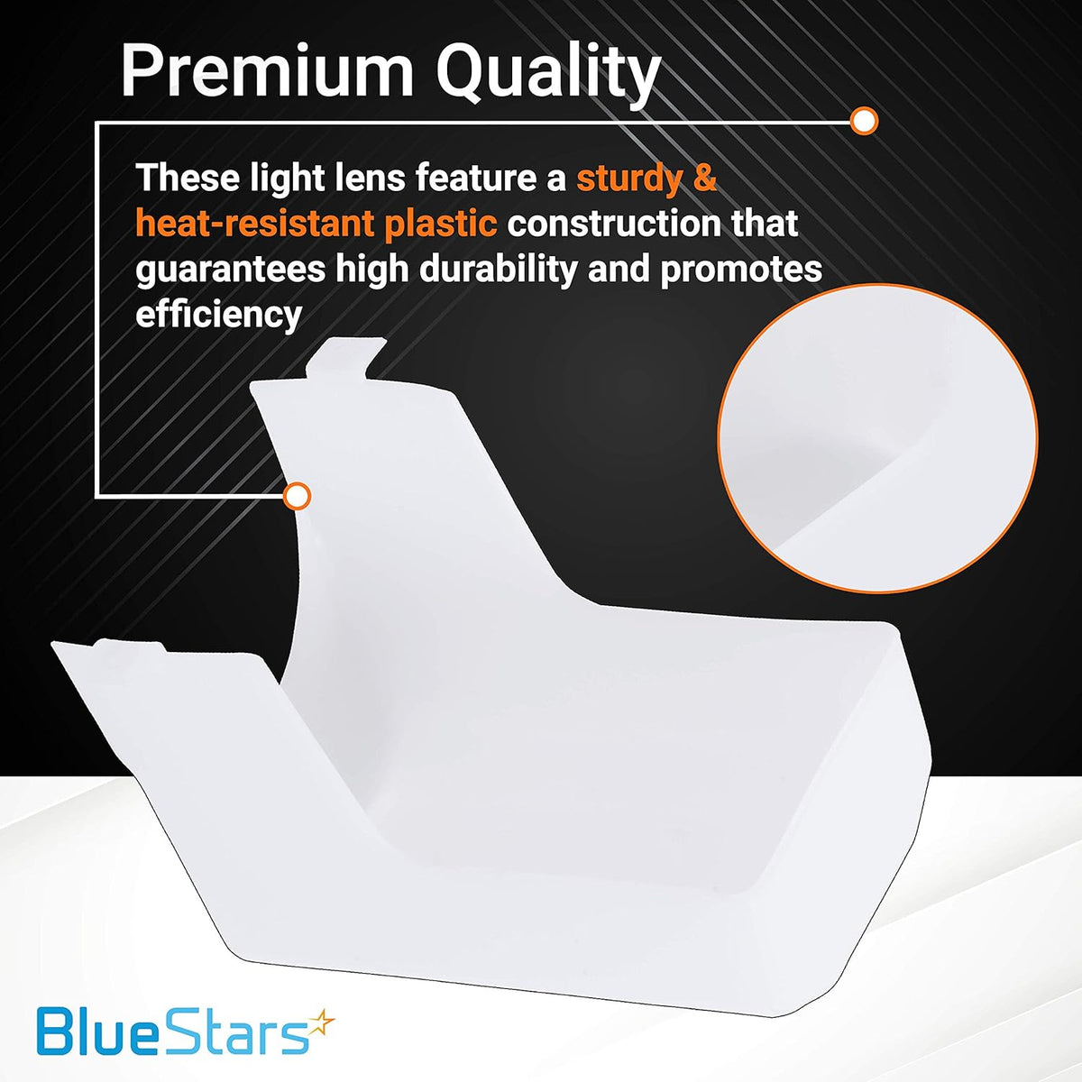 99110437 S99110437 Range Hood Light Lens Cover for Broan Nutone - 2 Pack