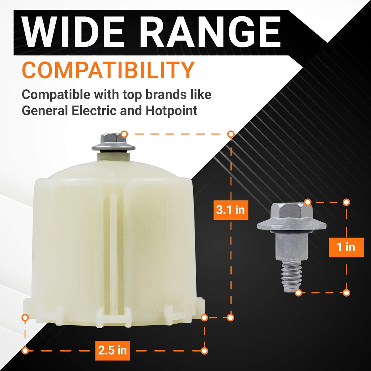 WH49X10042 Washer Agitator Coupler Kit Replacement - For GE Washing Machines