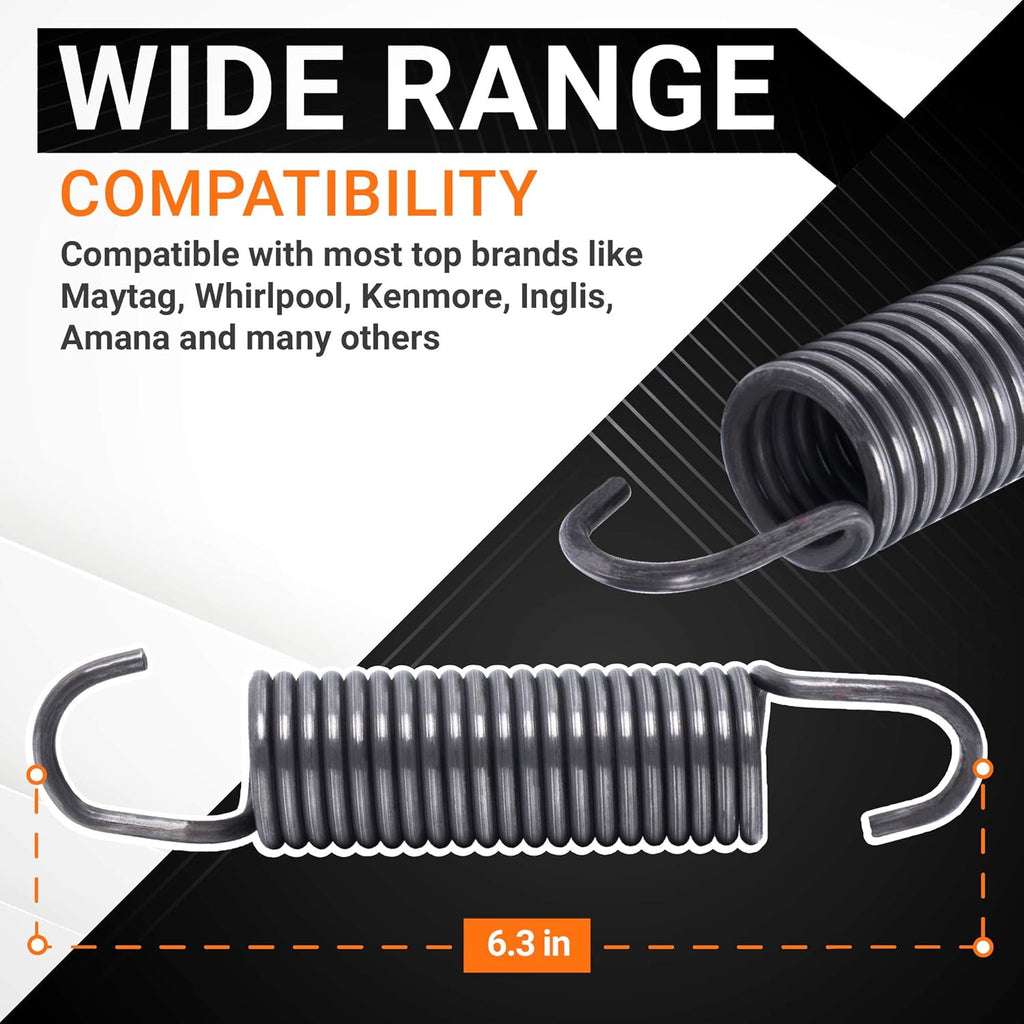 280159 Washer Spring Replacement - For Whirlpool & Kenmore Washers - 2 Pack