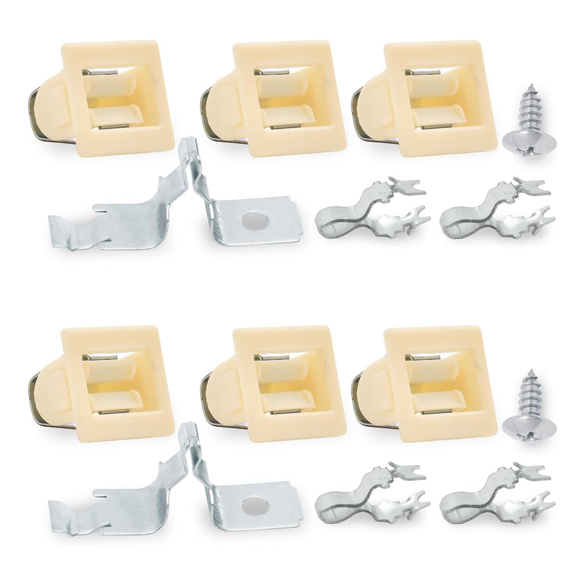 279570 Dryer Door Latch Strike Kit for GE Whirlpool Kenmore Roper KitchenAid - 2 Pack