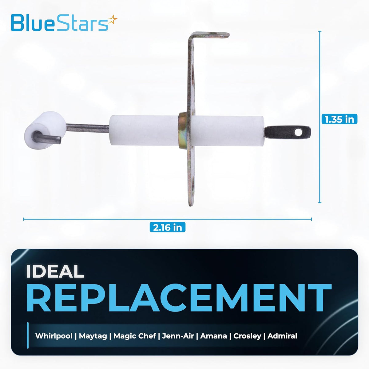 74004053 Range Top Burner Igniter - For Whirlpool & Maytag Ranges/Ovens/Stoves